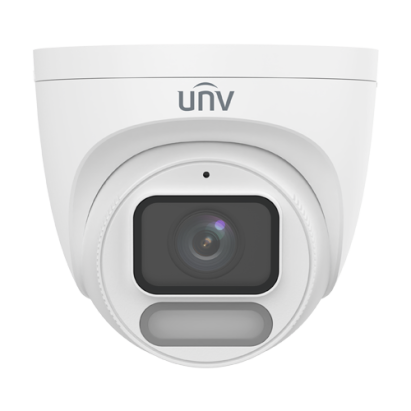 Camera IP Wise-ISP ColorHunter, 4MP, lentila 2.8mm, WL 30m, Mic, PoE, MicroSD, Color 24/7 - UNV IPC3624LE-ADF28K-WP-L SafetyGuard Surveillance