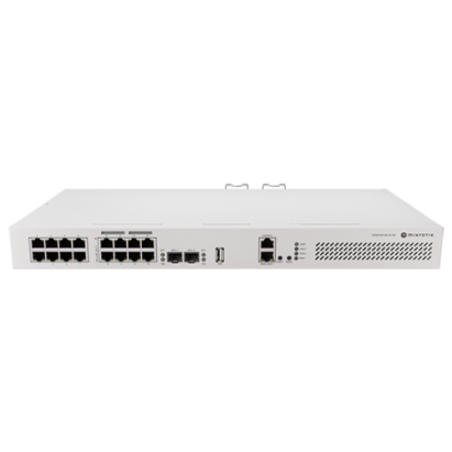 Switch 8 x RJ45 Gigabit PoE af/at, 10 x RJ45 Gigabit, 2 x SFP+ 10G, NAND, 1U - MikroTik CRS418-8P-8G-2S+RM SafetyGuard Surveillance