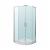 Leziter Soul 90x90 cm cabină de duș curbată cu tavă de duș Mobalis Homvera