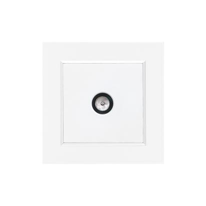 Leziter Priză TV Nova cu cadru alb Mobalis Homvera