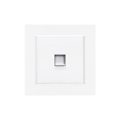 Leziter Priză Nova UTP RJA-45 cu cadru alb Mobalis Homvera