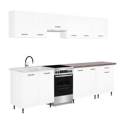 Leziter Bucătărie Primo 280 alb, cu blat rauna sil Mobalis Homvera