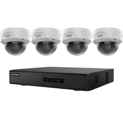 Sistem supraveghere IP Hikvision, 4 camere 4MP, IR 30m, NVR 4 canale 6MP SafetyGuard Surveillance