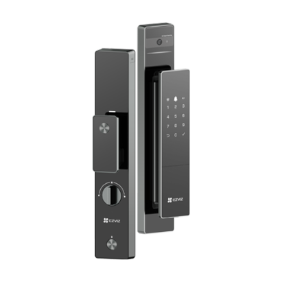 Yala inteligenta cu recunoastere faciala, vizor inteligent si ecran 4', baterie 5000 mAh - EZVIZ CS-DL50FVS(WBP,GR) SafetyGuard Surveillance