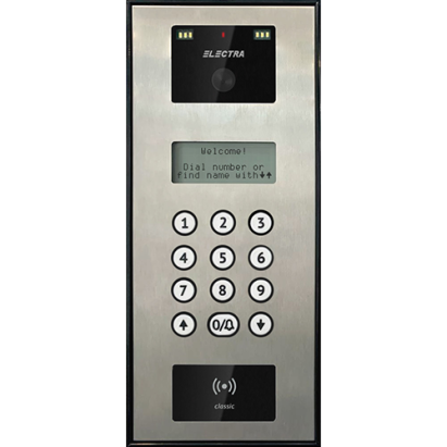 Panou exterior audio, semiduplex digital - ELECTRA P4S.VBS SafetyGuard Surveillance