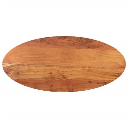 Blat de masă oval, 80x40x2,5 cm, lemn masiv de acacia GartenMobel Dekor