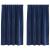 Perdele opace 2 pcs Albastru închis 140 x 140 cm Catifea GartenMobel Dekor
