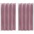 Perdele opace 2 pcs Roz închis 140 x 140 cm Catifea GartenMobel Dekor