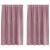Perdele opace 2 pcs Roz închis 140 x 140 cm Catifea GartenMobel Dekor