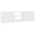 Comodă TV, alb lucios, 120 x 30 x 37,5 cm, PAL  GartenMobel Dekor