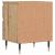 Noptiere, 2 buc., stejar artizanal, 40x35x50 cm, lemn prelucrat GartenMobel Dekor