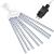 (DL) Instalatie de Craciun, 8 tuburi, 30cm, 144 LED, ploaie de meteoriti, alb Household NewTrend