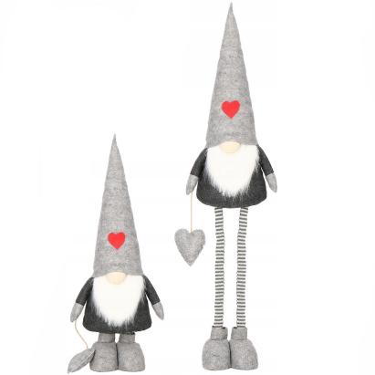 Figurina Craciun, Spiridus, picioare telescopice, inaltime extensibila 82-130cm Household NewTrend