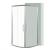 Leziter Cabină de duș curbată Spirit Clear 90x90 cm fără cădiță de duș Mobalis Homvera