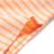 Fustă dreaptă pentru copii cu dungi, portocaliu fluorescent, 140 GartenMobel Dekor