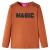Tricou pentru copii cu mâneci lungi, coniac, 128 GartenMobel Dekor