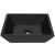 Chiuvetă ceramică pătrată, Negru, 41,5x41,5x12 cm GartenMobel Dekor