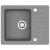 Chiuvetă de bucătărie din granit cu o cuvă, gri  GartenMobel Dekor