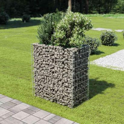 Strat înălțat gabion, 90x50x100 cm, oțel galvanizat GartenMobel Dekor