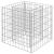 Strat înălțat gabion, 50 x 50 x 50 cm, oțel galvanizat GartenMobel Dekor