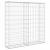 Perete gabion cu capace, 80 x 20 x 100 cm, oțel galvanizat GartenMobel Dekor