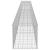 Gabion perete cu capace, 600 x 50 x 50 cm, oțel galvanizat GartenMobel Dekor