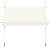 Copertină retractabilă manual, crem, 300 cm GartenMobel Dekor