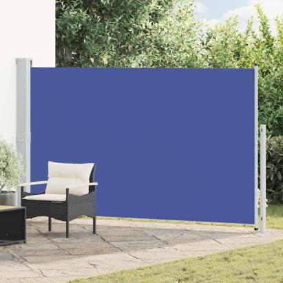Copertină laterală retractabilă de terasă, albastru, 180x300 cm GartenMobel Dekor