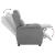 Fotoliu recliner Gri deschis 66.5 x 94 x 101.5 cm Poliester GartenMobel Dekor