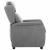 Fotoliu recliner Gri deschis 66.5 x 94 x 101.5 cm Poliester GartenMobel Dekor