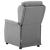 Fotoliu recliner Gri deschis 66.5 x 94 x 101.5 cm Poliester GartenMobel Dekor