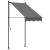 Copertină retractabilă, antracit, 100x150 cm, textil și oțel GartenMobel Dekor