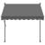 Copertină retractabilă, antracit, 200x150 cm, țesătură și oțel GartenMobel Dekor