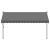 Copertină retractabilă, antracit, 350x150 cm, textil și oțel GartenMobel Dekor