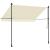 Copertină retractabilă, crem, 300x150 cm, țesătură și oțel GartenMobel Dekor