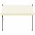 Copertină retractabilă, crem, 300x150 cm, țesătură și oțel GartenMobel Dekor