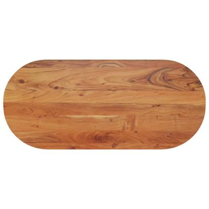 Blat de masă oval, 90x40x3,8 cm, lemn masiv de acacia GartenMobel Dekor