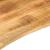 Blat birou cu decupaj curbat 100x50x2,5cm lemn masiv mango brut GartenMobel Dekor