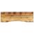 Blat birou cu decupaj curbat 160x50x2,5cm lemn masiv mango brut GartenMobel Dekor