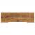 Blat birou cu decupaj curbat 160x50x2,5cm lemn masiv mango brut GartenMobel Dekor
