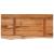 Raft perete 60x30x2,5 cm dreptunghiular lemn acacia margine vie GartenMobel Dekor
