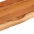 Raft perete 110x30x2,5cm dreptunghiular lemn acacia margine vie GartenMobel Dekor