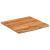 Blat birou 80x80x2,5 cm, pătrat, lemn masiv acacia margine vie GartenMobel Dekor
