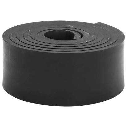 Margine de cauciuc pentru plug de zăpadă negru 250x8x1 cm GartenMobel Dekor