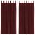 Perdele opace 2 pcs Roșu Vin 140 x 175 cm Catifea GartenMobel Dekor