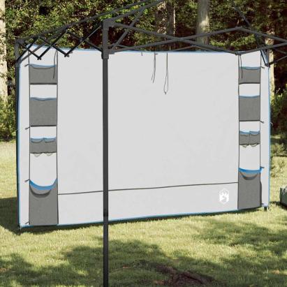 Organizator de cort suspendat Gri și Albastru 320 x 182 cm GartenMobel Dekor