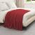 Pătura de aruncat Roșu Bordeaux 150 x 130 cm Molton GartenMobel Dekor