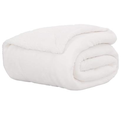 Pătura de aruncat Alb 220 x 240 cm Molton GartenMobel Dekor