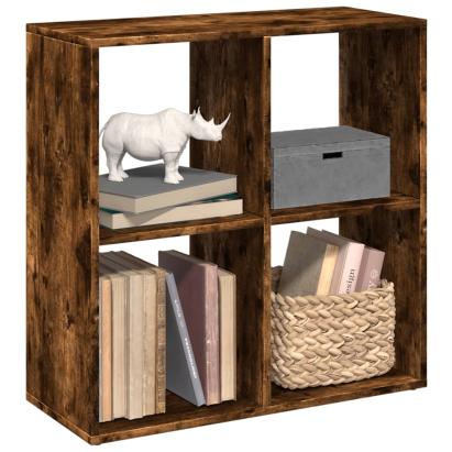 Bibliotecă/separator cameră stejar fumuriu 69,5x29x69,5 cm lemn GartenMobel Dekor