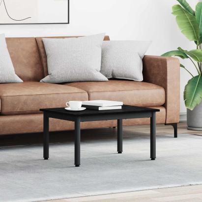 Masă de cafea Stejar Negru 70 x 50 x 36 cm Lemn compozit GartenMobel Dekor